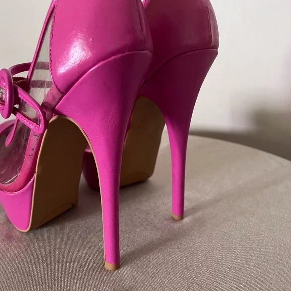 Barbie Pink 6 inch heels Shoe Republic LA - Picture 6 of 8